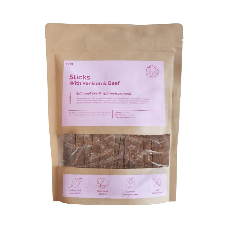 Buddy Pet Foods Buddy Dental Chew Venison 100 g Expressleverans