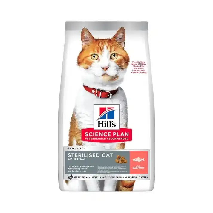 Hill's Pet Nutrition Hill's SCIENCE PLAN Adult Sterilised Cat Torrfoder med Lax för Katt 1.5 kg Beställ nu