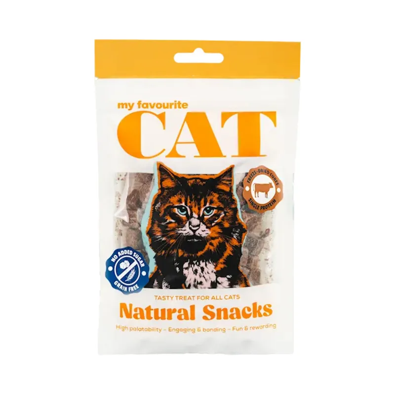 My favourite CAT Freeze-dried Cubes Beef 30 g Begränsat erbjudande