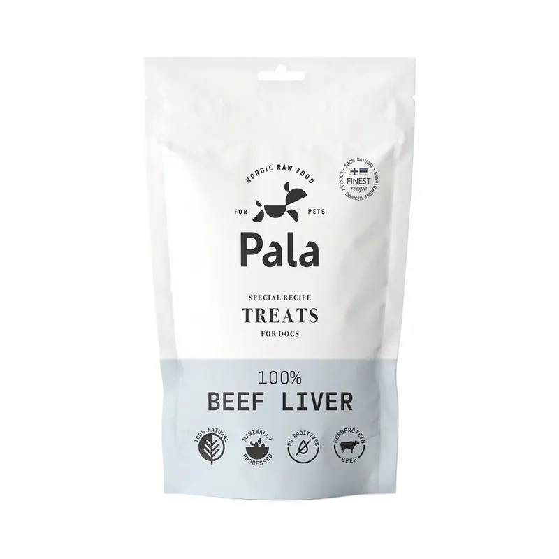 Expressleverans Pala Petfoods Pala Treats Rinderleber 100 g