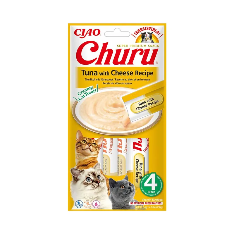 Bästa pris Churu Creamy Treat Tuna with Cheese