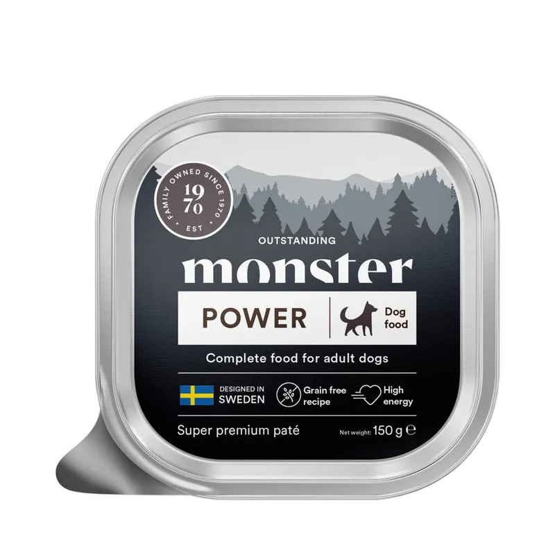 Endast denna vecka Monster Dog Power Paté Kylling 150 g