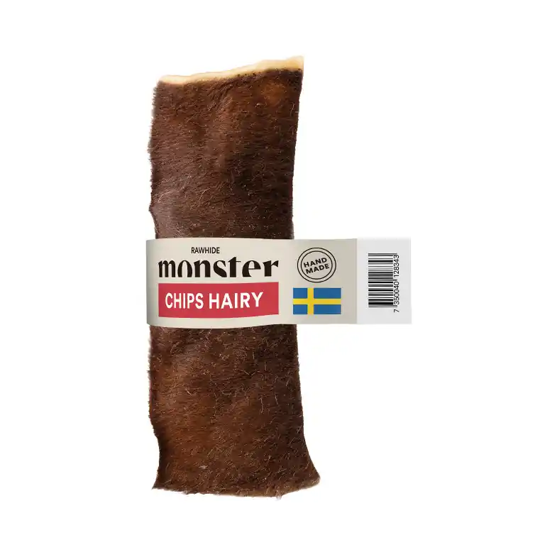 Monster Rohhaut Rindfleisch-Chips mit Haar 15cm Populär