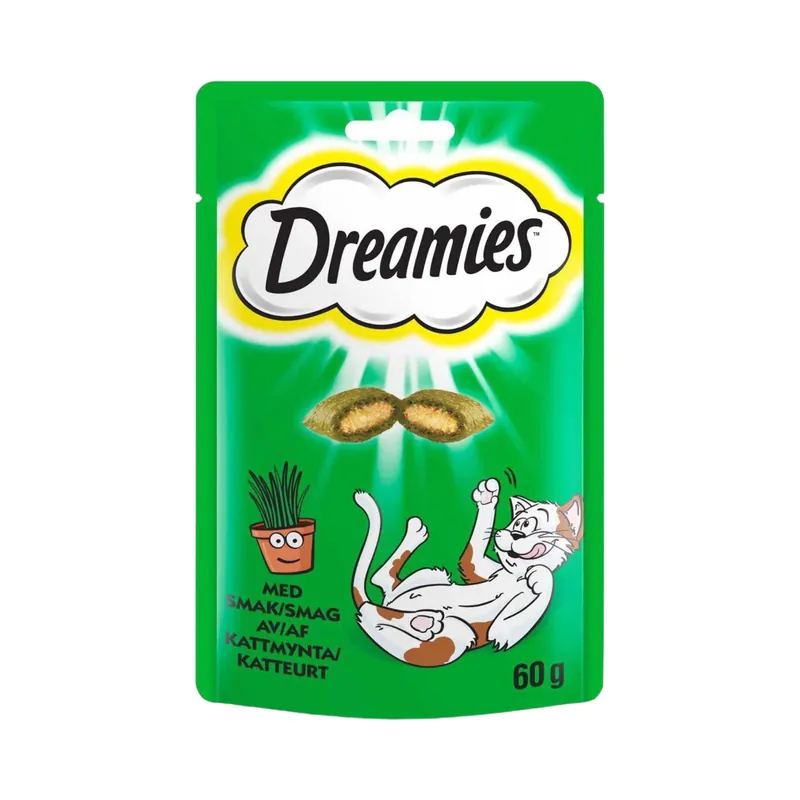 Rabatter Dreamies Kissojen Herkut Kissanminttu 60 g
