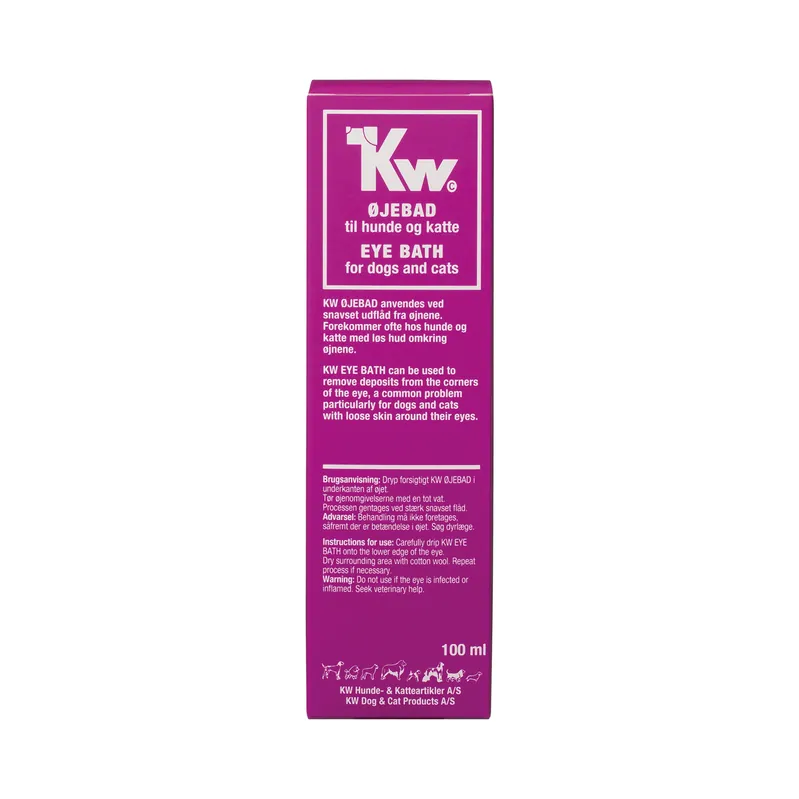 KW Øjenbad Hund & Kat 100 ml Bästa pris