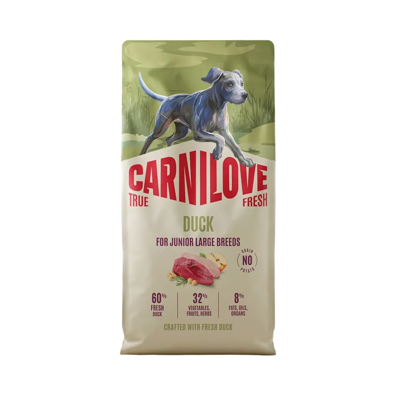 Carnilove Dog Junior True Fresh Duck Large Breed 1.5 kg Bästa pris