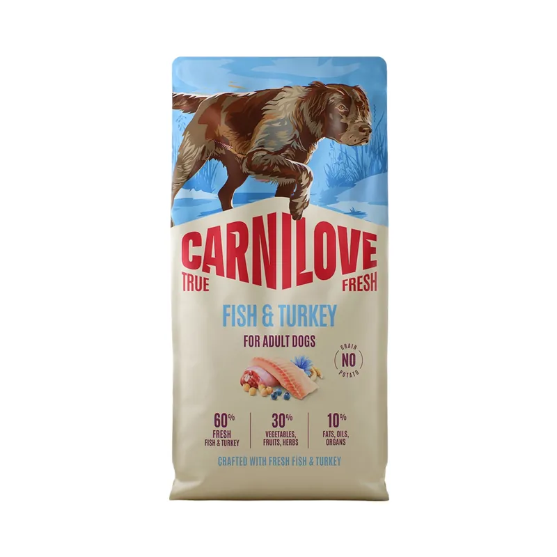 Kundfavorit Carnilove Hund Adult True Fresh Fish & Turkey 1.5 kg