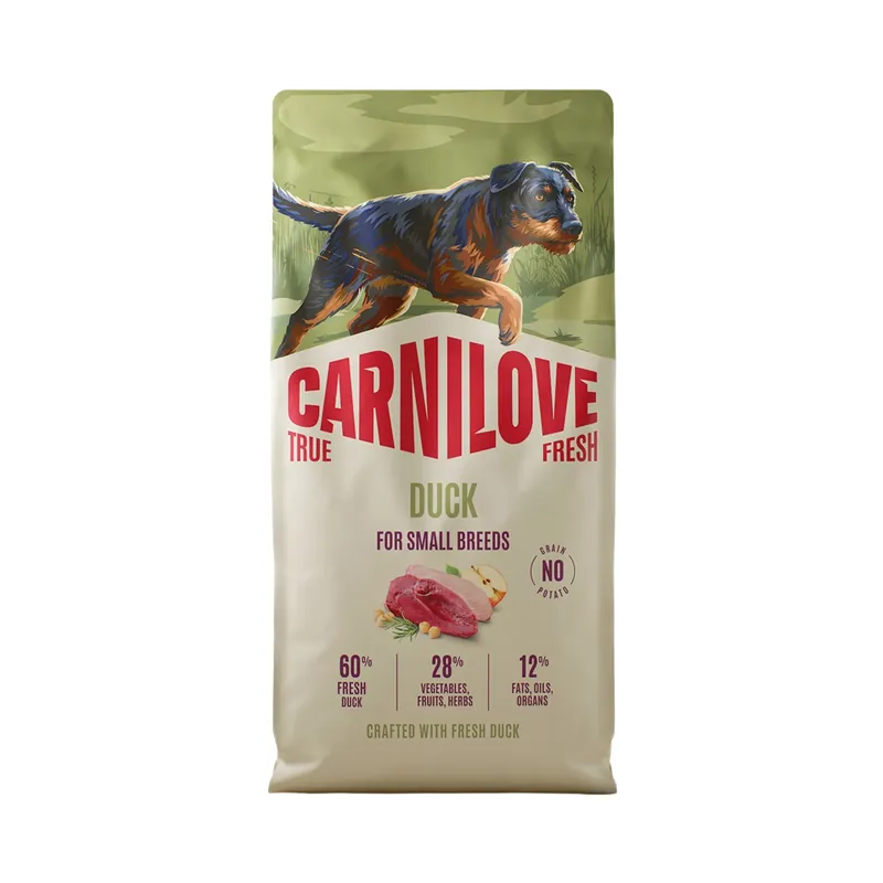 Carnilove Dog Adult True Fresh Duck Small Breed 1.5 kg Kundfavorit