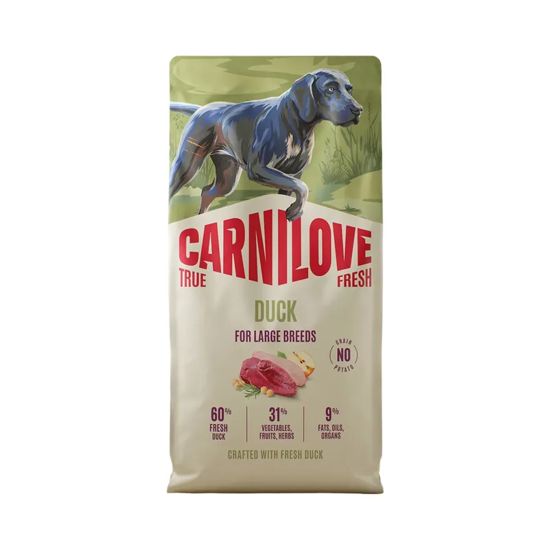 Carnilove Hund Voksen True Fresh Duck Stor Race 1.5 kg Snabb frakt