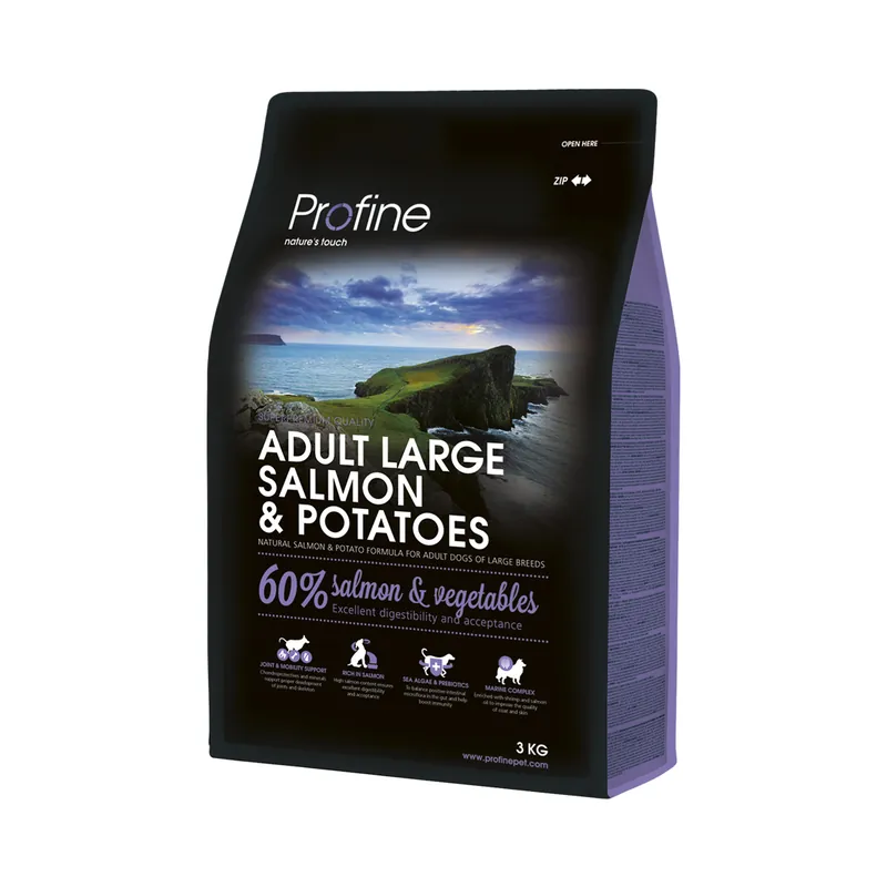 Köp online Profine Dog Adult Large Salmon 3 kg