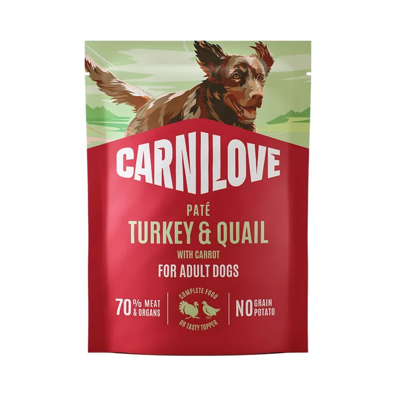 Carnilove Dog Pouch Pate Turkey & Quail With Carrot 300 g Erbjudandepris
