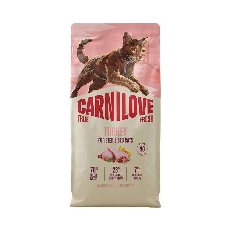 Bästa pris Carnilove Cat True Fresh Sterilised Turkey 400 g
