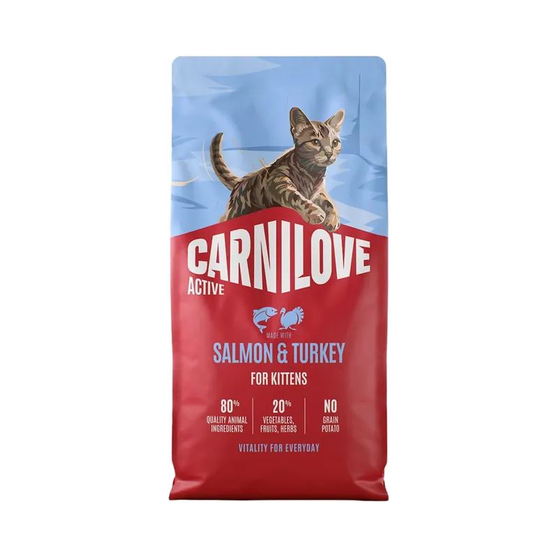 Outlet Carnilove Active Cat Kitten Salmon & Turkey 400 g