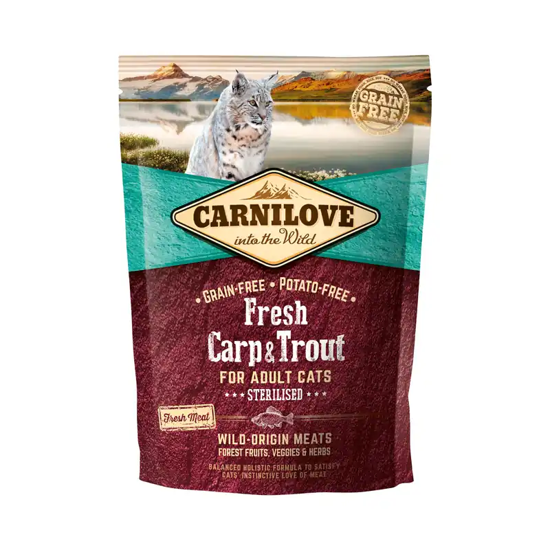 Carnilove Cat Fresh Karpfen & Forelle 400 g Kampanj