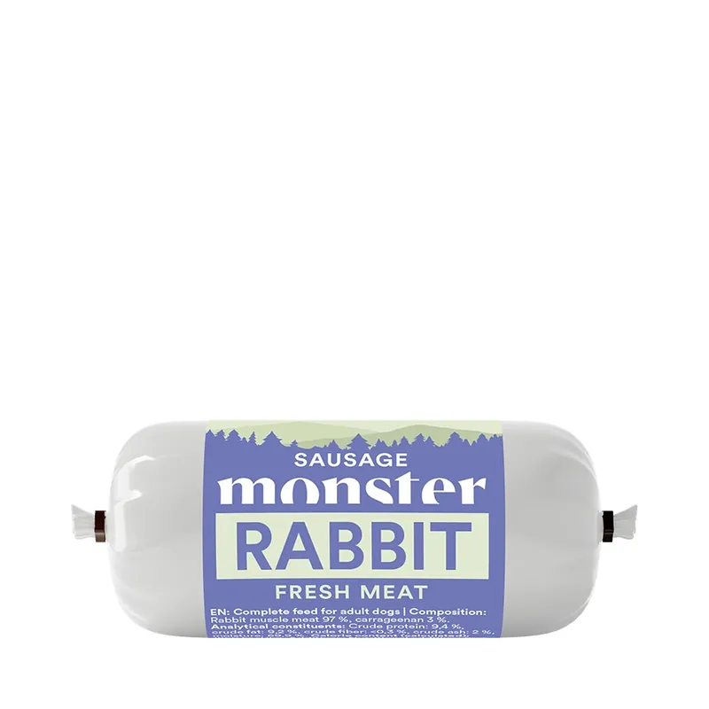 Snabb leverans Monster Hundewurst Kaninchen 80 g