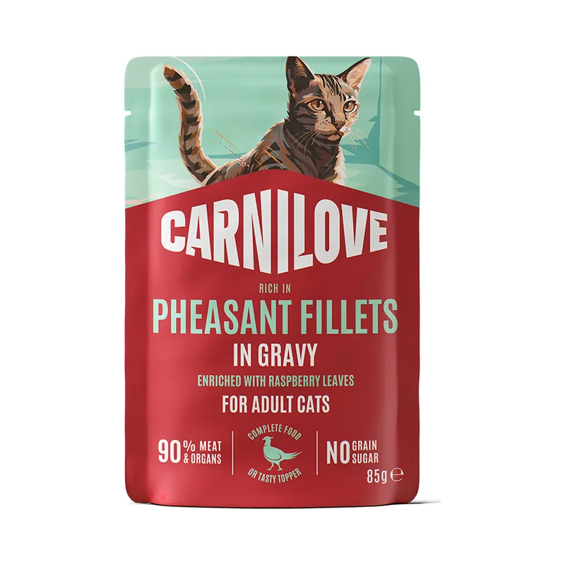 Carnilove Cat Pouch Gravy Pheasant & Raspberry 85 g Rea