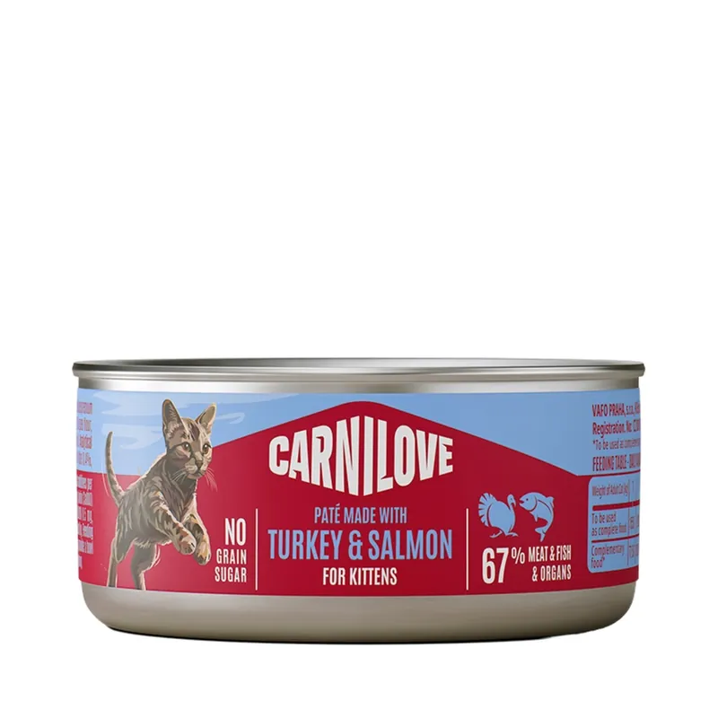 Carnilove Cat Kitten Paté Turkey & Salmon 100 g prisnedsättning