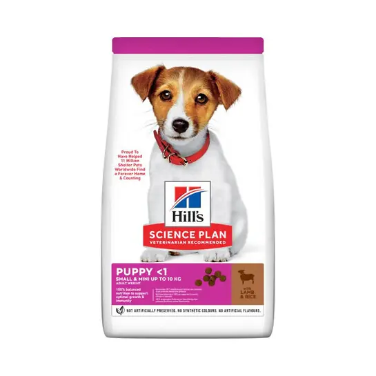 Outlet Hill's Pet Nutrition Hill's SCIENCE PLAN Small & Mini Valpfoder med Lamm och Ris 1.5 kg