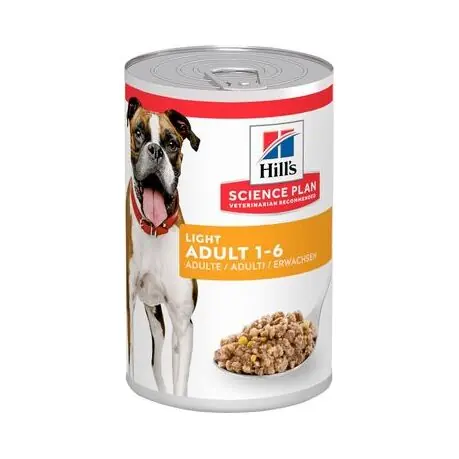 Populär Hill's Pet Nutrition Hill's SCIENCE PLAN Adult Light Vådfoder Med Kylling 370 g