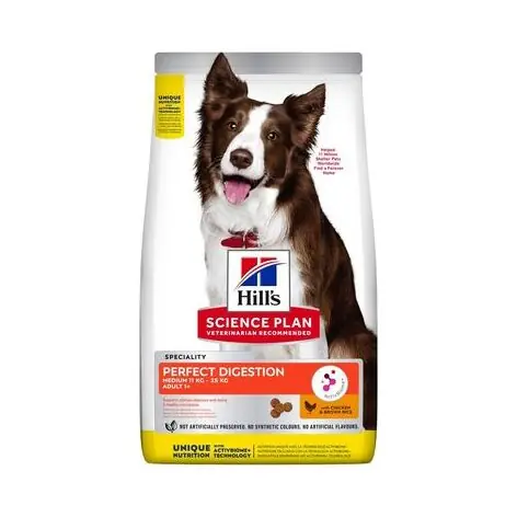 Hill's Pet Nutrition Hill's SCIENCE PLAN Perfect Digestion Medium Adult 1+ Mit Huhn Und Reis 2.5 kg Endast denna vecka