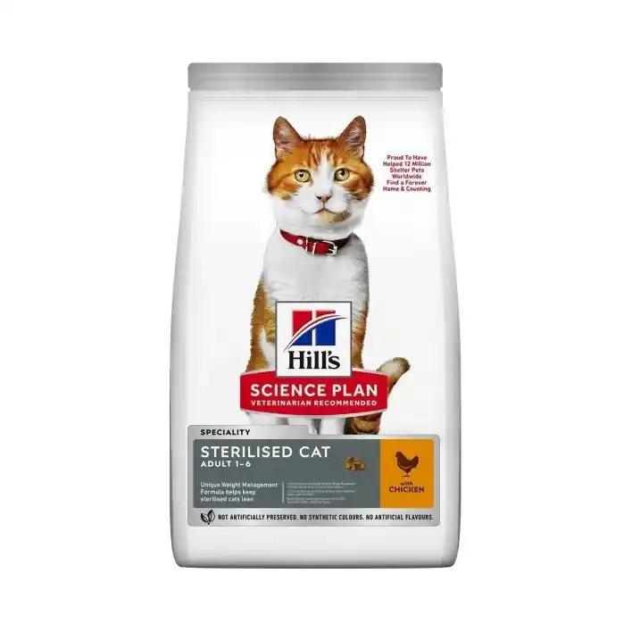 Fynd Hill's Pet Nutrition Hill's SCIENCE PLAN Adult Sterilised Cat Torrfoder med Kyckling 1.5 kg
