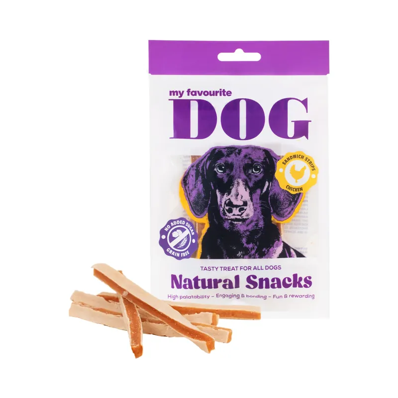 I lager My favourite DOG Kyllingesandwich-strimler 72 g