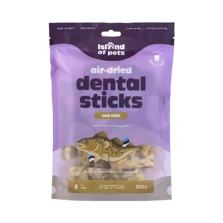 Lägg i varukorgen Island of Pets Hundgodis Dental Sticks Torskskinn 150 g
