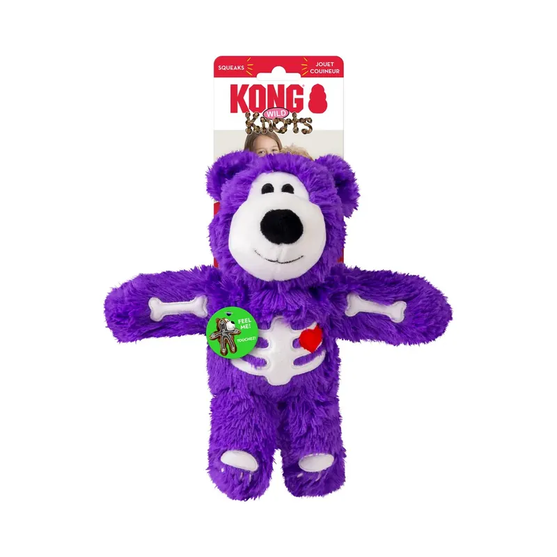 KONG Halloween Wildknots Skeleton Bear Sista chansen