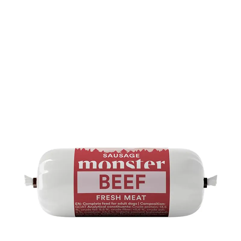 Erbjudande Monster Dog Sausage Beef 80 g