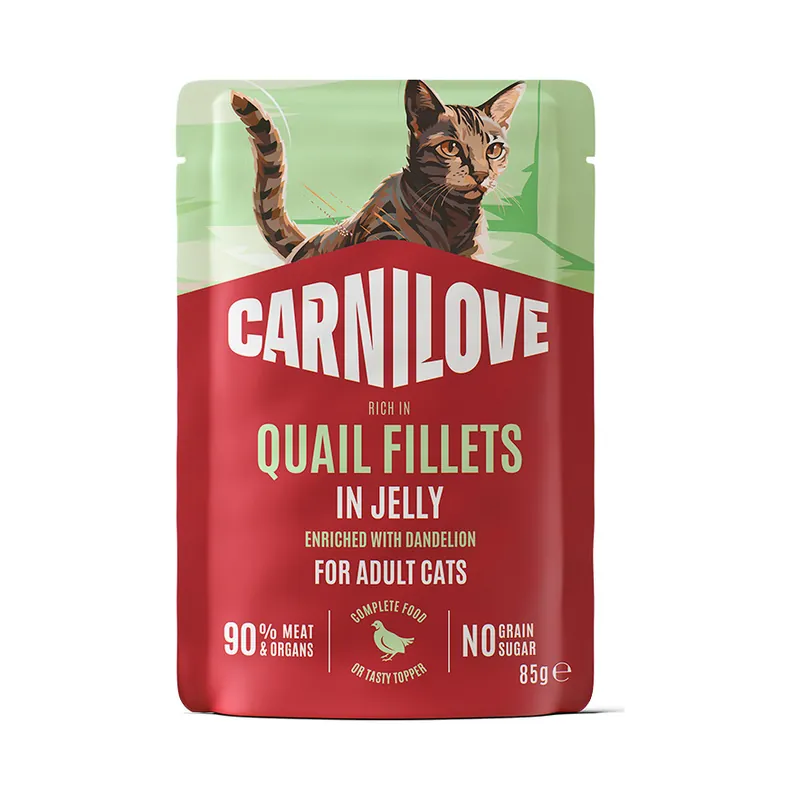 Carnilove Cat Pouch Jelly Quail Fillets 85 g Erbjudande