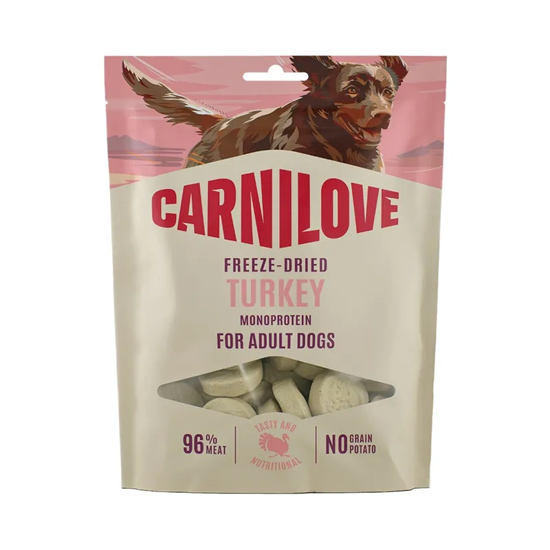 Nedsatt pris Carnilove Freeze-Dried Snacks Turkey 60 g