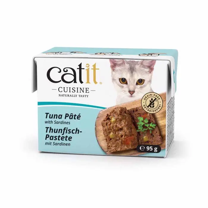 Expressleverans Catit Cuisine Paté För Katt med Tonfisk & Sardiner 95g