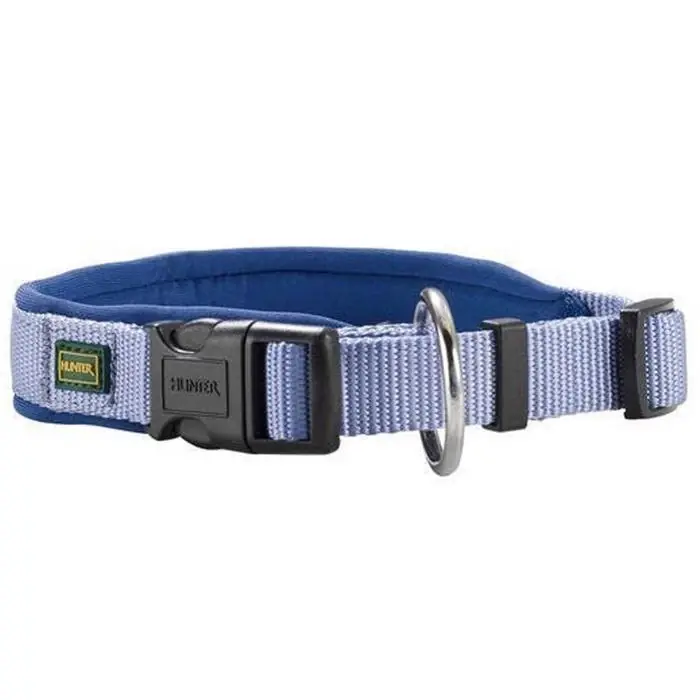 Billig Hunter Halsband Neopren Plus och Nylon BLÅ XX-SMALL