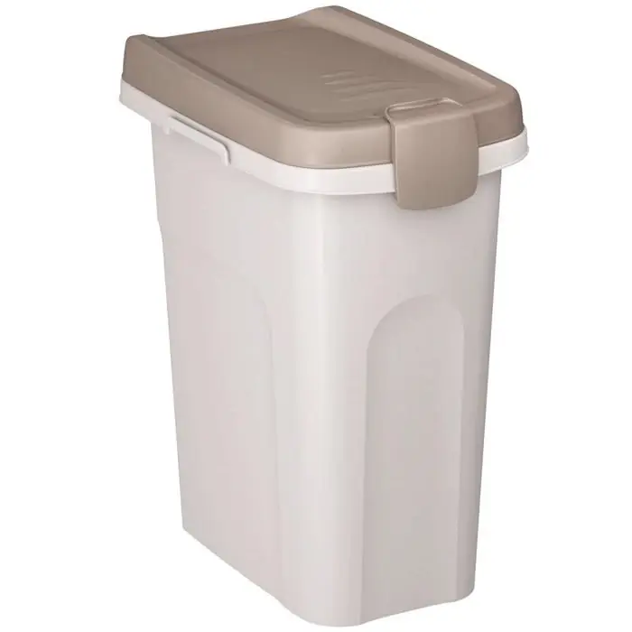 Endast idag Stefaplast Foder Container Vit Sand 3 storlekar SMALL