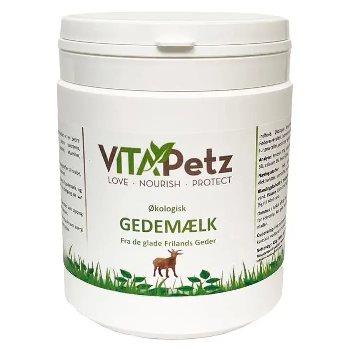 VitaPetz Ekologisk Getmjölk Som Mjölkersättning eller Topping 450 gram Trygg betalning