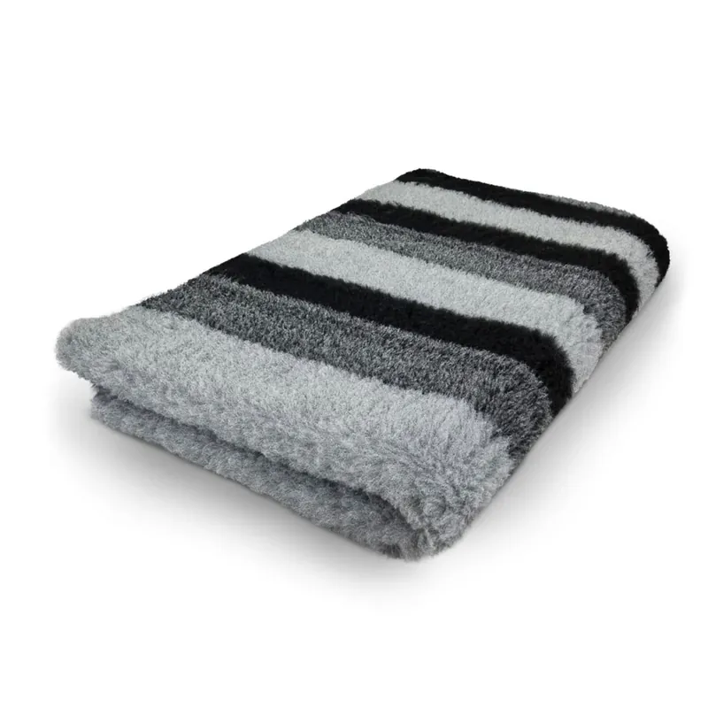Bästa pris Vet Bed Extra Soft Design Grey Stripes 100 x 150 cm