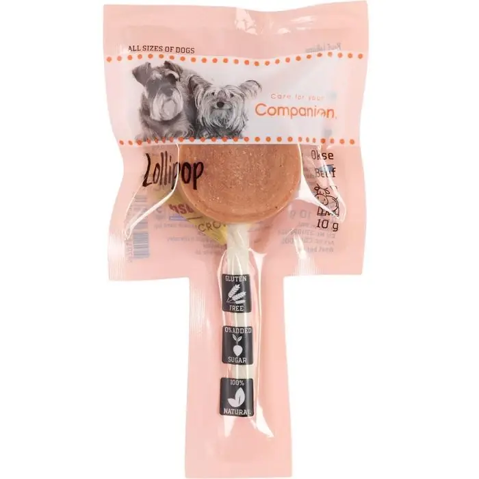 Companion Lollipop Slickepinne Med Nötkött 10 st Endast idag