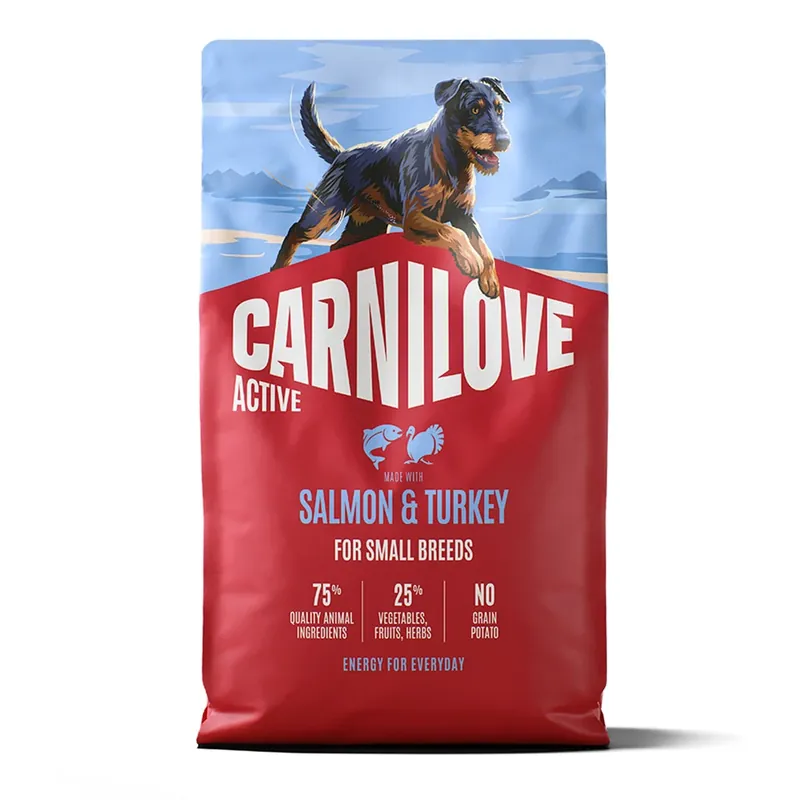 Lågt pris Carnilove Active Hundfoder Adult Small Breed Salmon & Turkey 4 kg