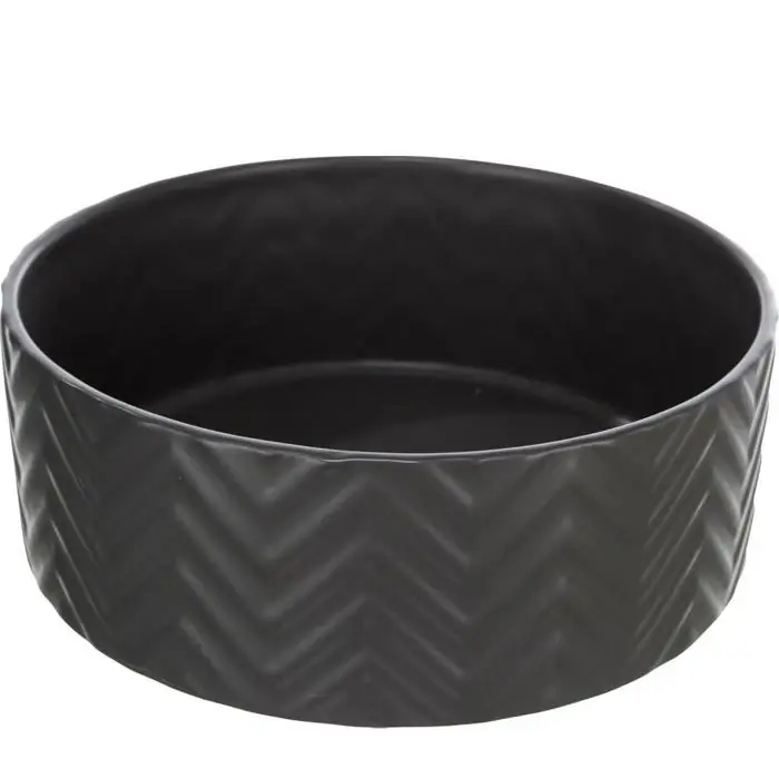 Trixie Keramik Mat & Vattenskål Design Black Marvin SMALL prisnedsättning