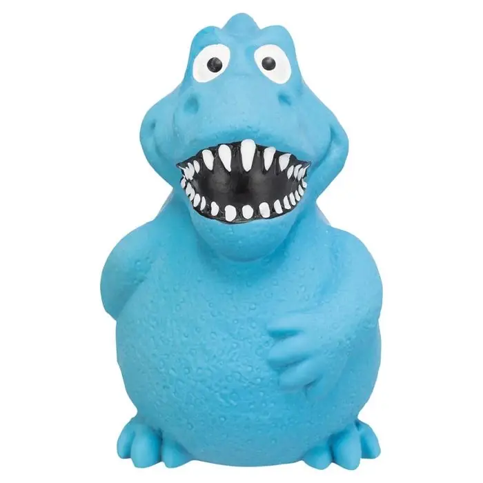 Trixie Latex Boll Djur För Hunden Den Blå Dinosaur 14cm Outlet
