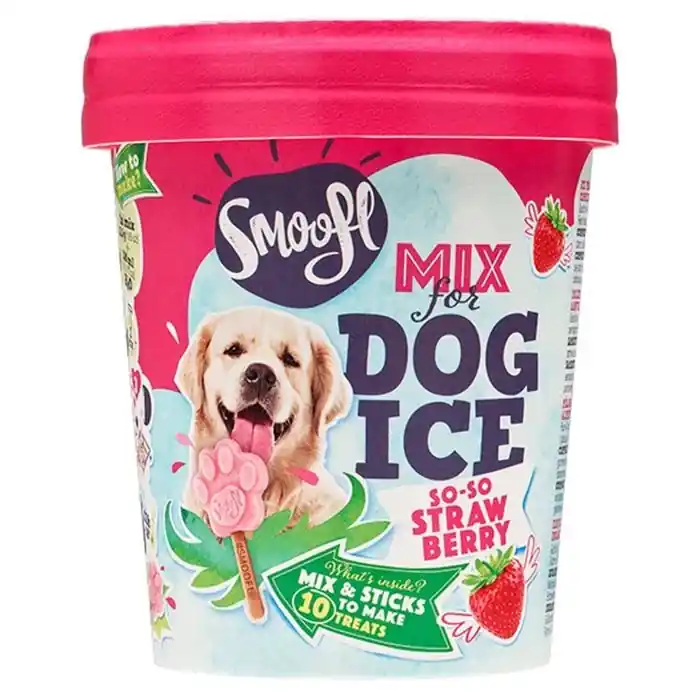 Populär Smoofl Mix For Dog Ice So-So Strawberry 160g