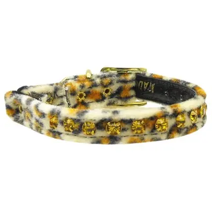 Katthalsband Animal Jaguar strass Beställ idag
