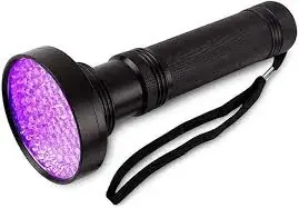 UV Ficklampa med Skyddsglasögon – 100 LED Bästa pris