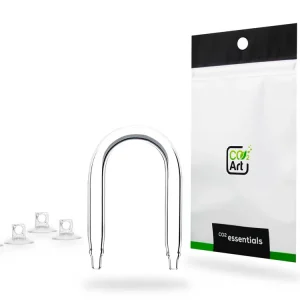 Endast denna vecka U-Bend Glass Tubing S Connector + 4x Suction Cups