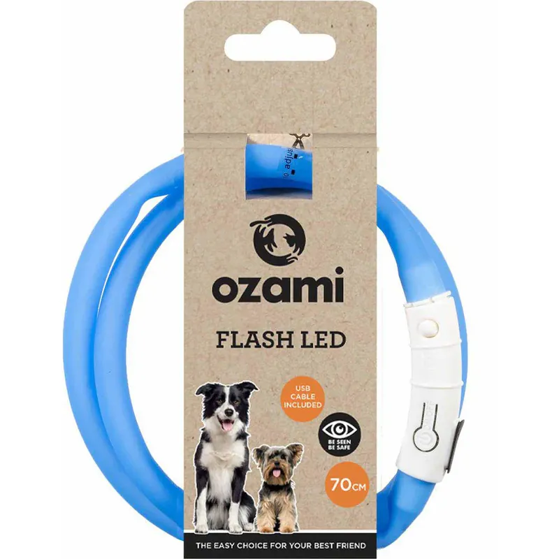 Halsband Flash Led Blå 70cm Köp nu