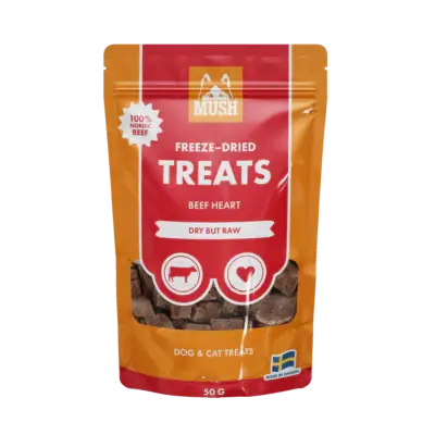 prisnedsättning MUSH FREEZE-DRIED NÖTHJÄRTA 50 G
