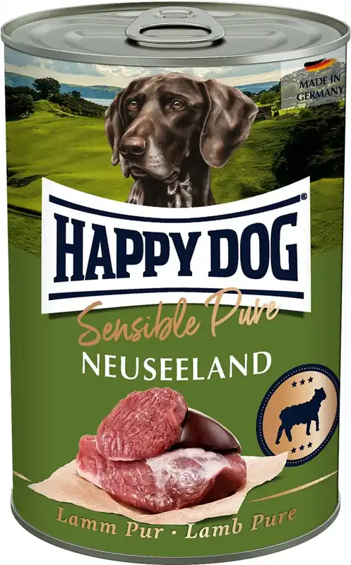 HappyDog konserv, Neuseeland, 100% lamm 400 g Extra rabatt