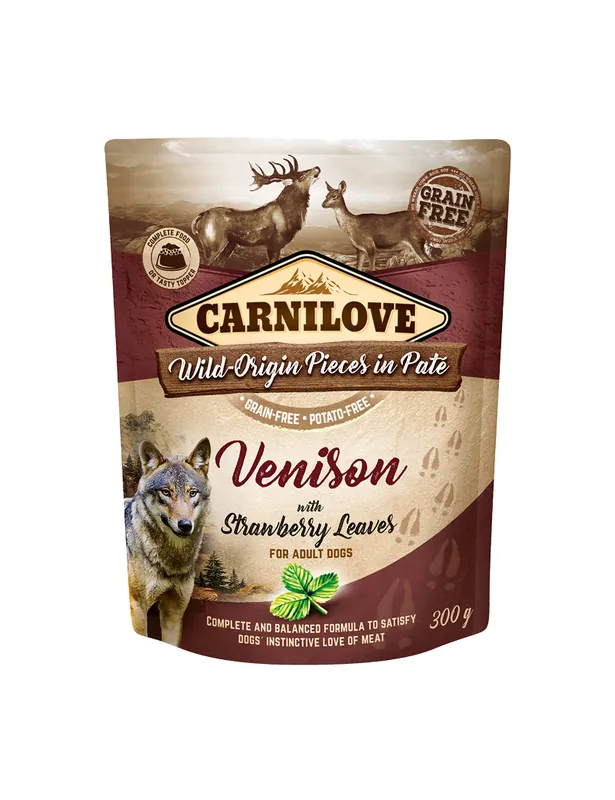 Beställ idag Carnilove Venison Pouch 300g