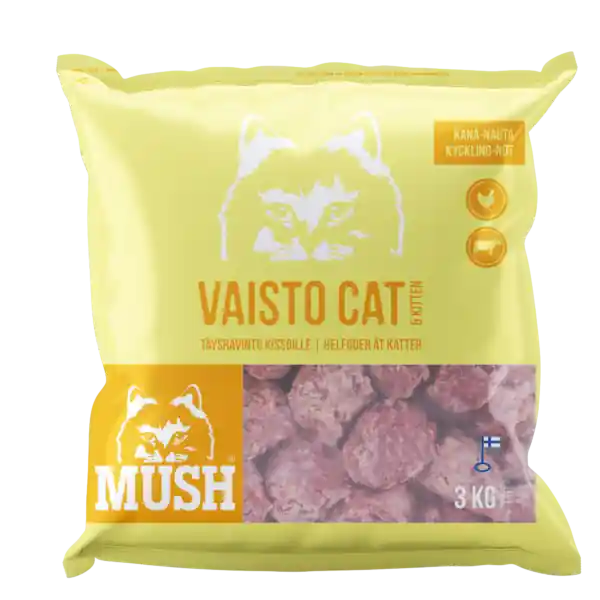 Expressleverans Mush Vaisto Cat Gul 3kg