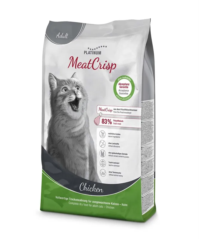 Populär Platinum Cat MeatCrisp Adult Chicken 3kg